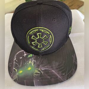 Star Wars black with green cap, adjustable; one size fits most, great shape, OS